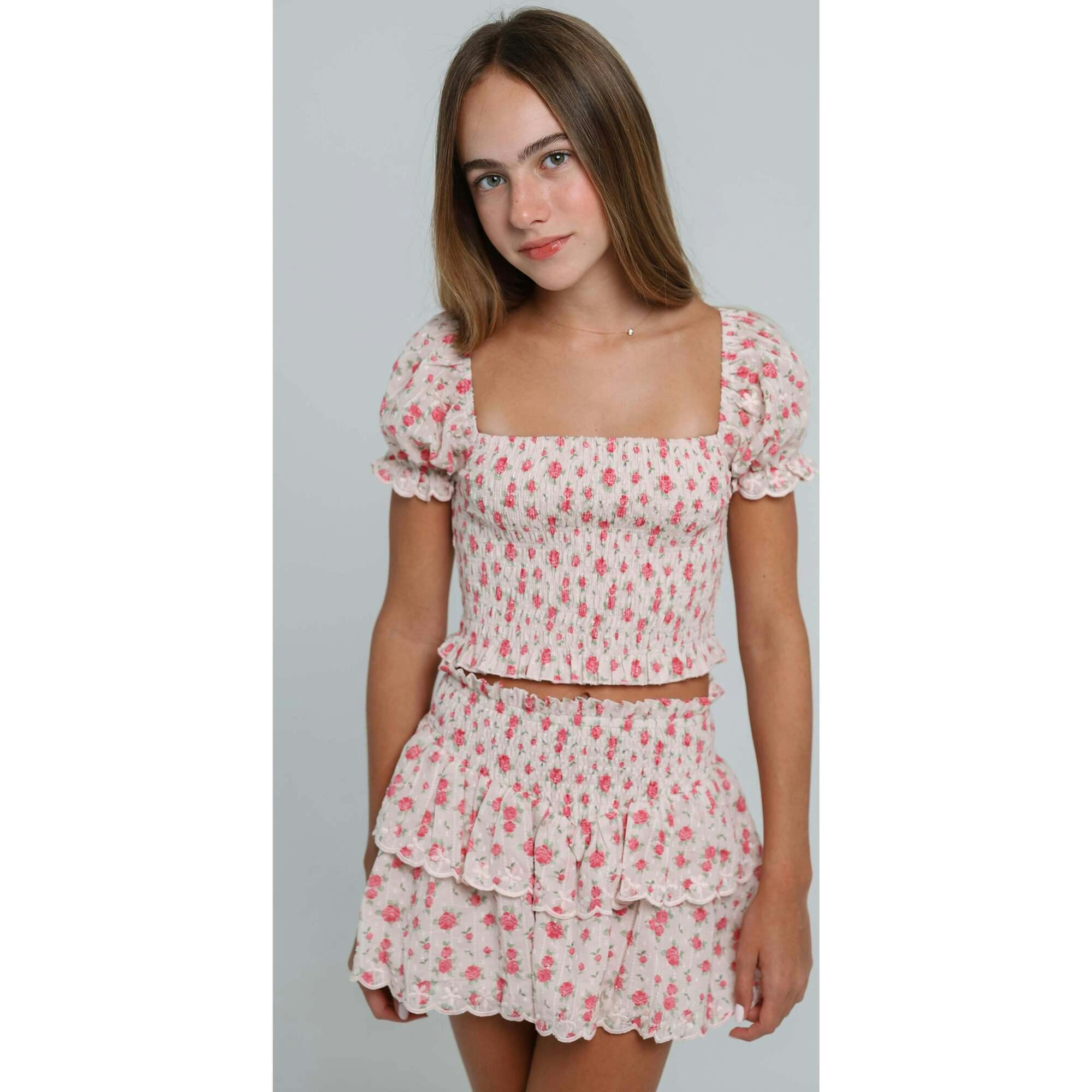 Eden Top in Petite Rose