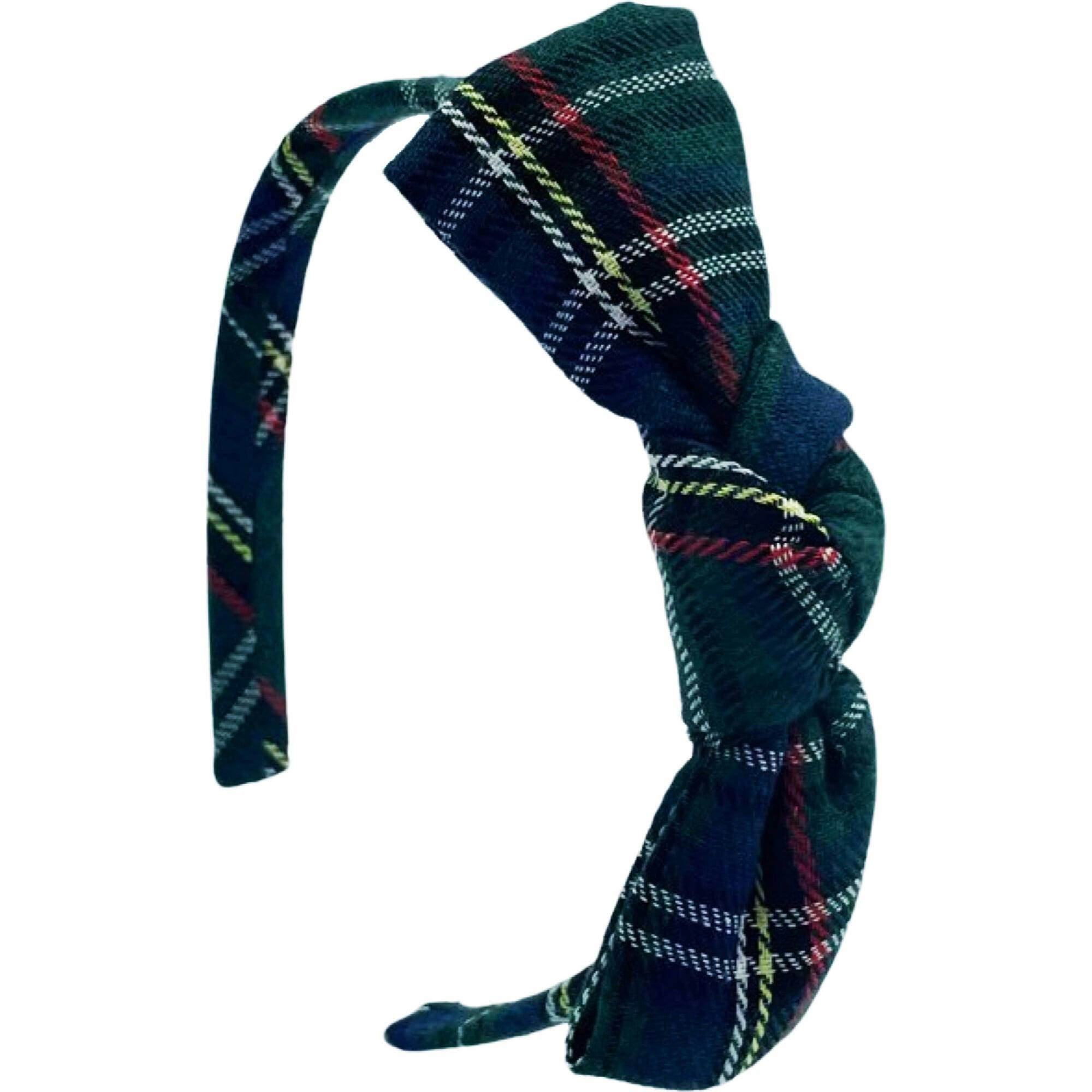 Plaid Bow Headband