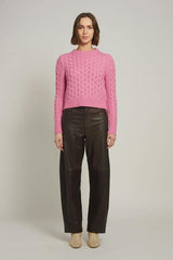 AMARA SWEATER | TAFFY PINK