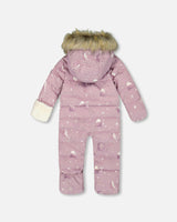 One-Piece Baby Snug Snowsuit Designed for Car Seat