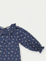 Cécile Blouse - Ditsy Bouquet Navy