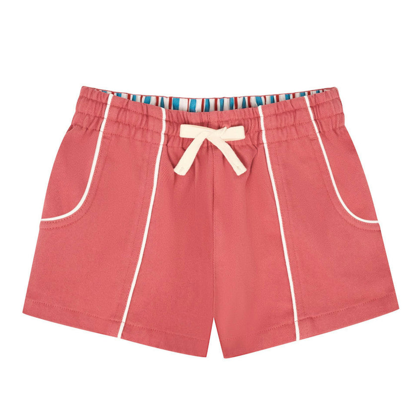 boys sailor red ultra-soft twill shorts
