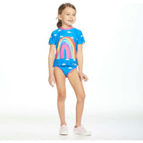 Fringe Rainbow Rashguard Set