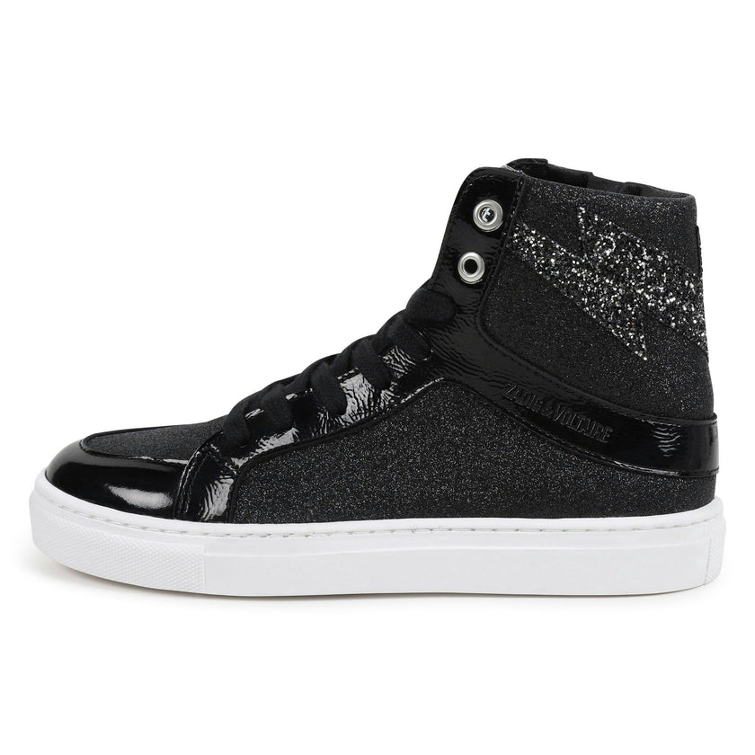 ZADIG & VOLTAIRE Blam-Blam Glitter High Top Sneakers