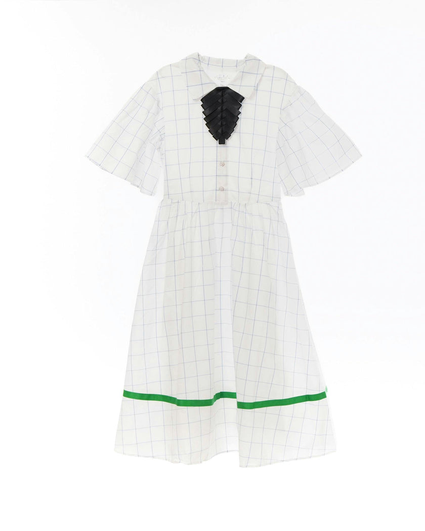 Lea dress (blue checkered)