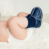 cozy booties | navy