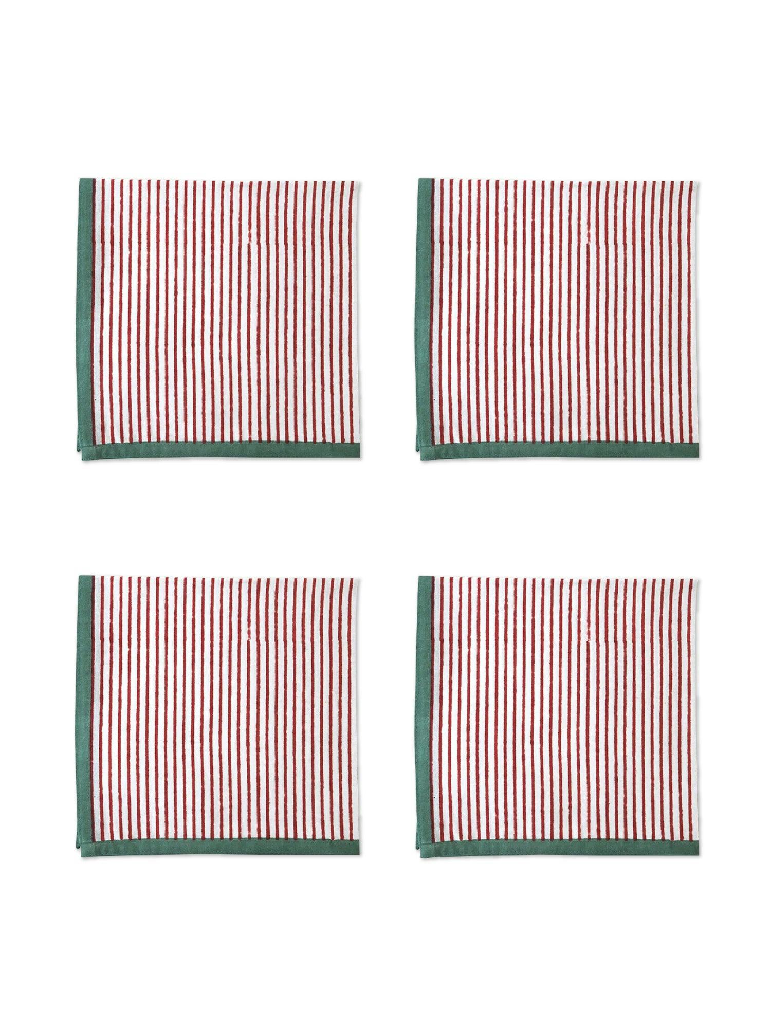 Block-Printed Table Napkins
