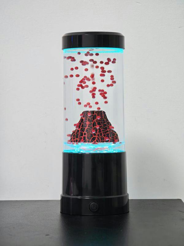 Volcano Mood Lamp-Black 9"