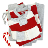Matching Family Jammies Christmas Pajamas - Red Jumbo Stripe