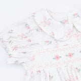 Dainty Buds and Bows - Smocked Dress Set and Headband