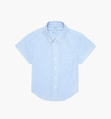 The Baby Beau Shirt - Blue/White Stripe