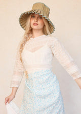 Sea Foam Capri Hat