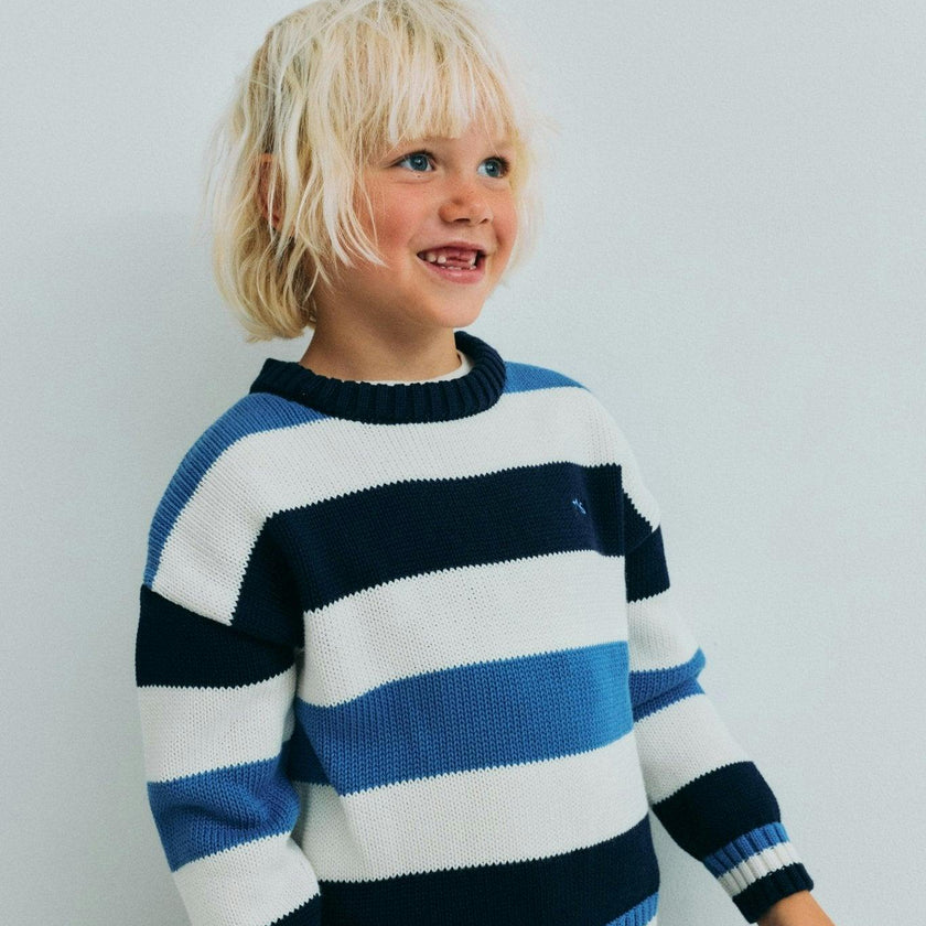 Celosia Jumper Summer Midnight Stripes