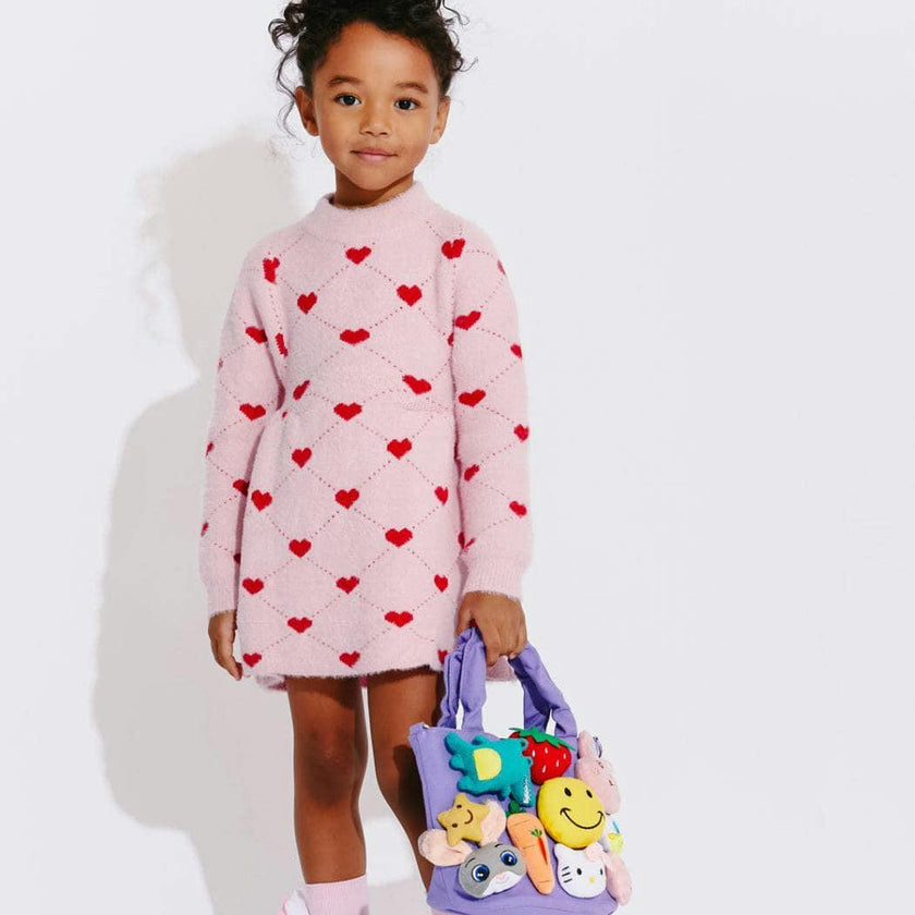 Sweetheart Sweater Dress