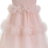 Pink Norelia Ruffle Tulle Dress