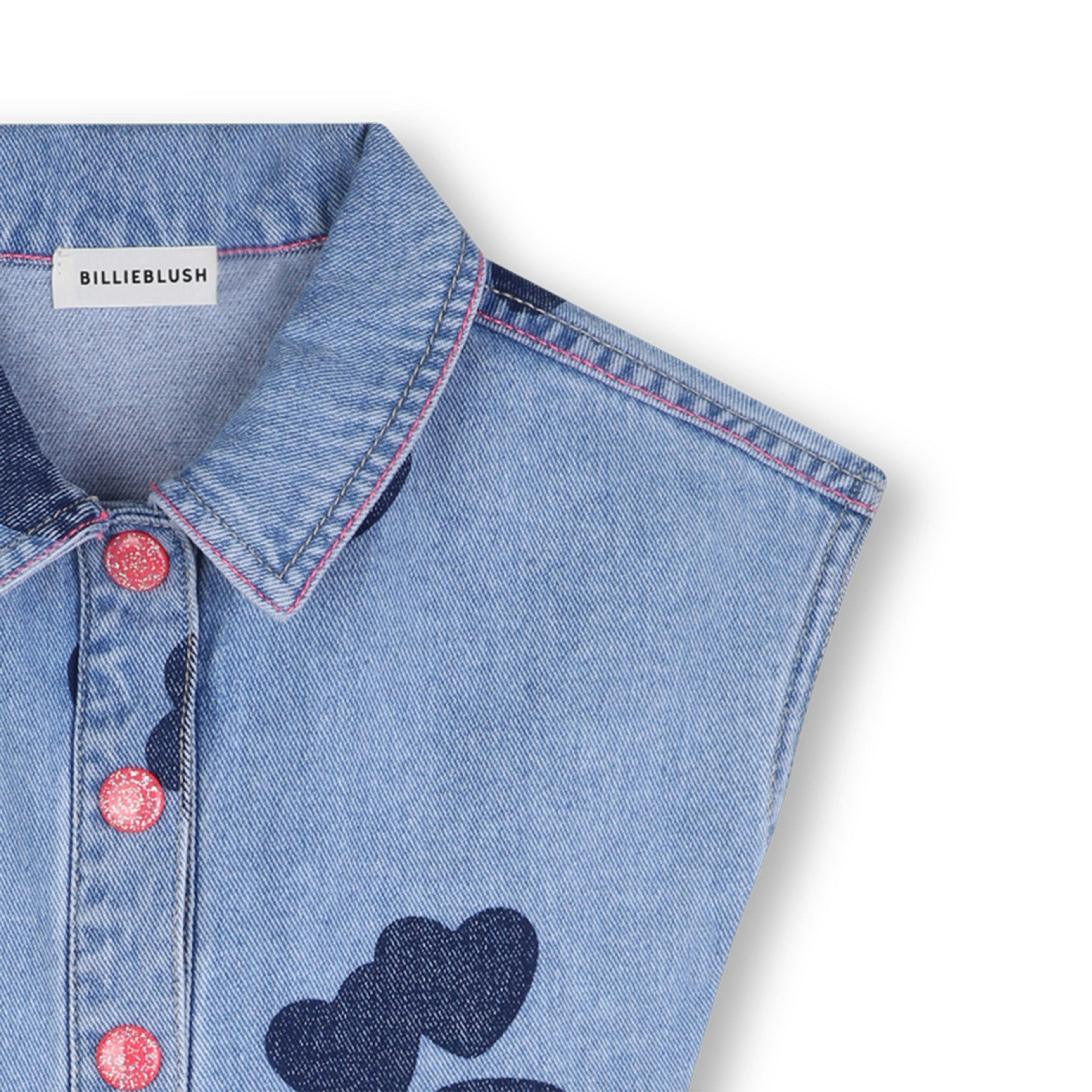 Light Blue Denim Kids’ Romper