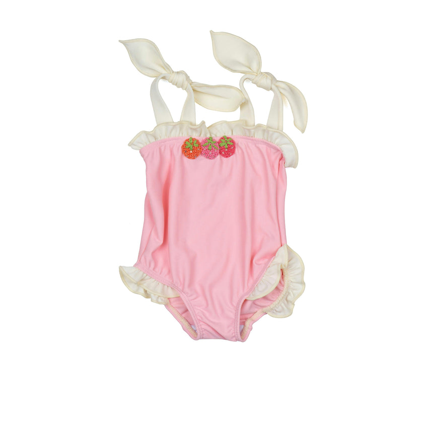 Strawberry Swimsuit in Sorbet Pink