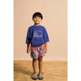 BEVERLY FLOWERS SHORTS DEEP LAVANDER