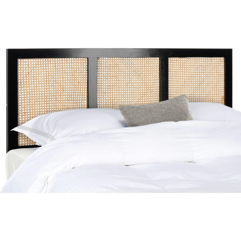 Vienna Cane Headboard, Black