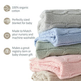 SPARROW Sweater Knit Receiving Blanket