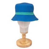 Reversible Bucket Hat – Blue Smile