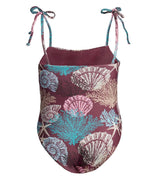 vivi one piece burgundy corals