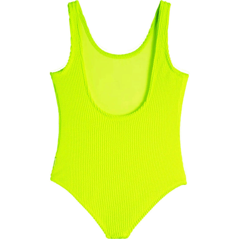 Ester Crinkle One Piece Swimsuit - Citrus Lime