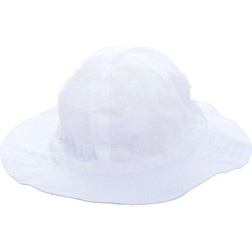 Baby Sun Hat, White