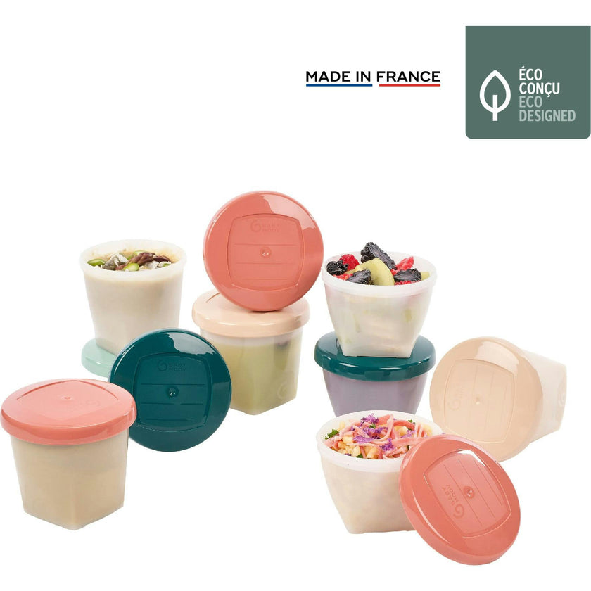 Biosourced Baby Food Storage Jars | Plant-Based, BPA-Free