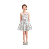 White Arlisse Holographic Leopard Dress