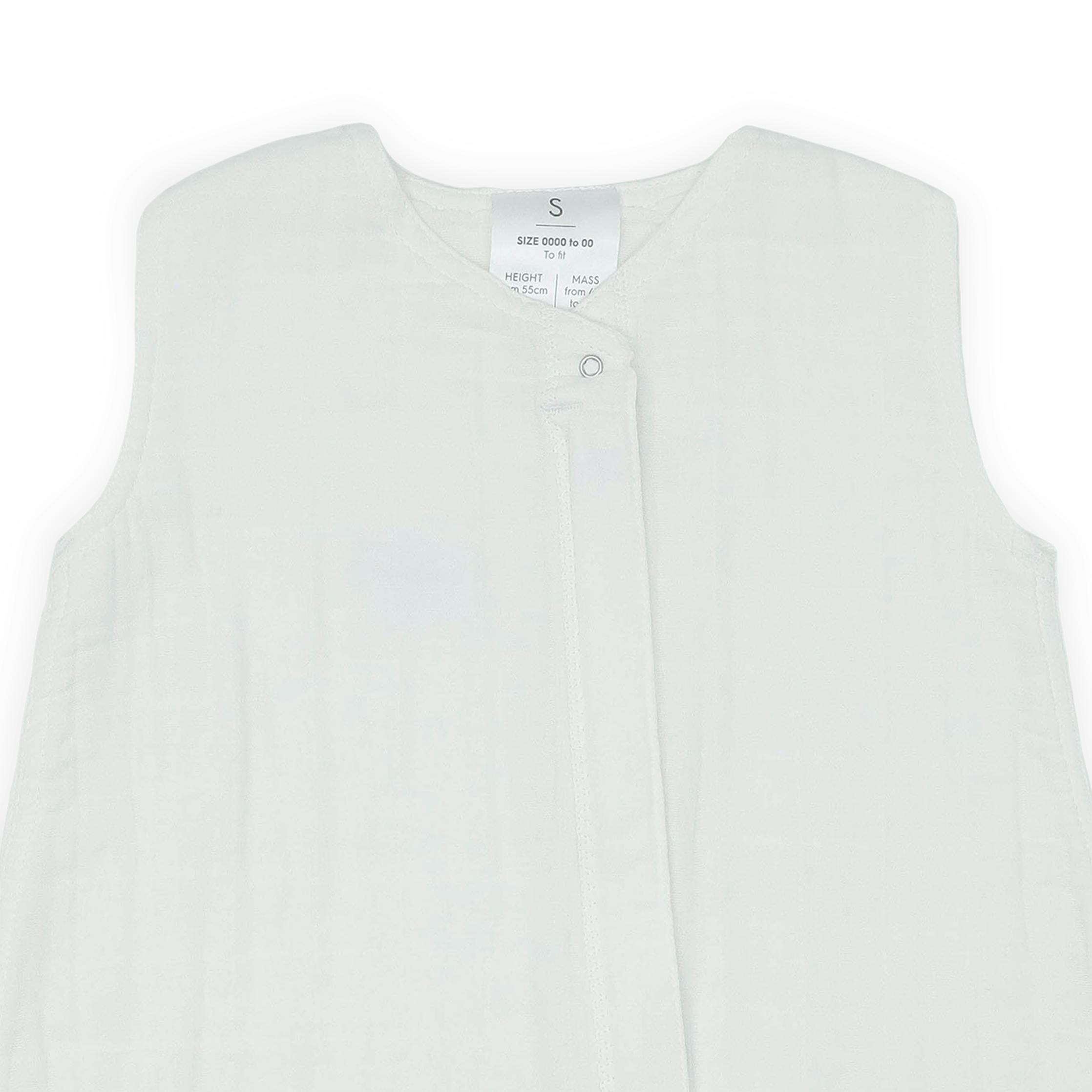 Cotton Muslin Sleep Bag - White