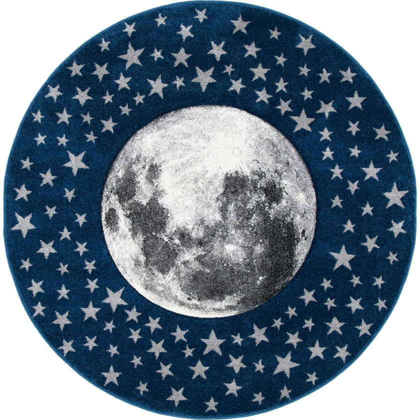 Carousel Kids Buzz Rug, Navy