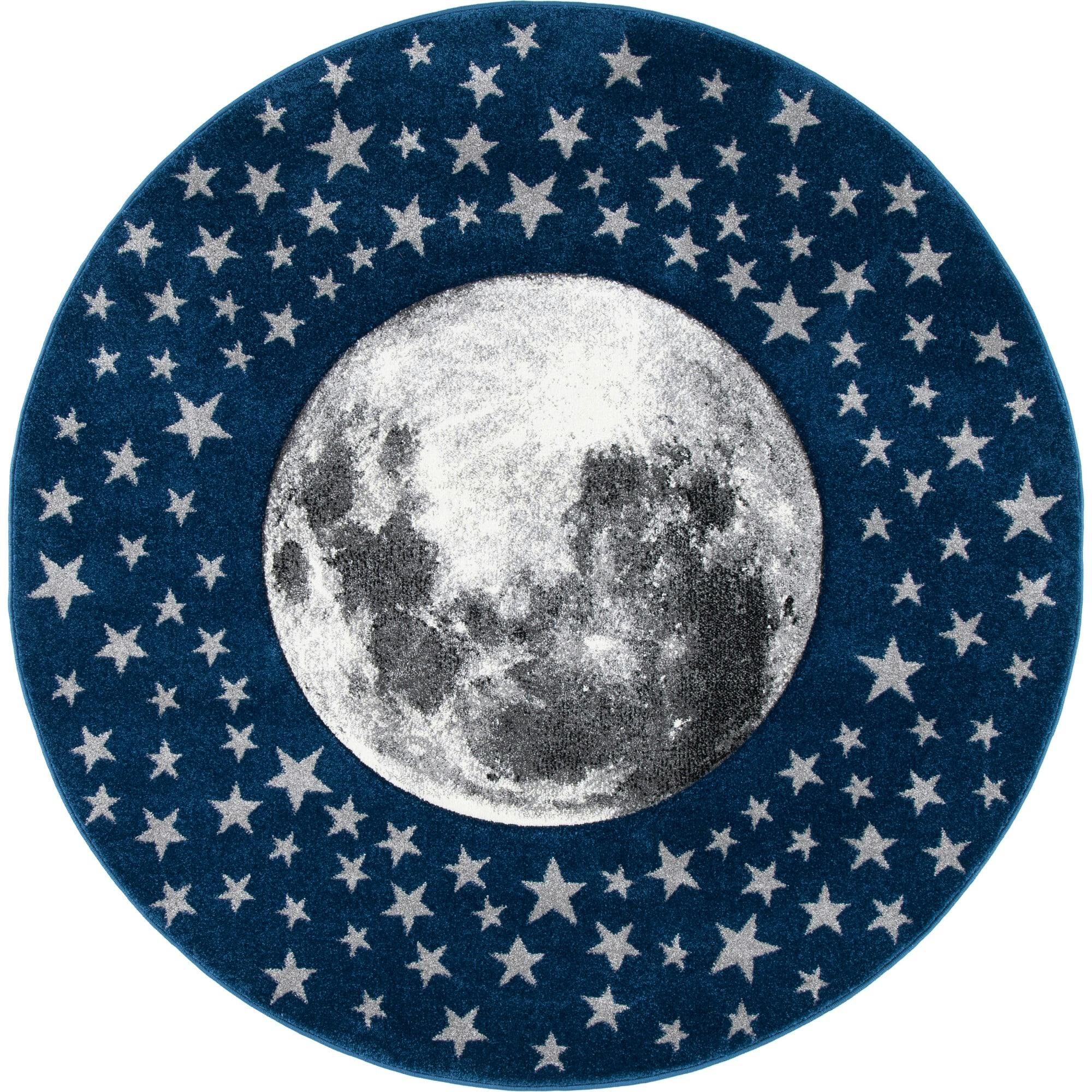Carousel Kids Buzz Rug, Navy