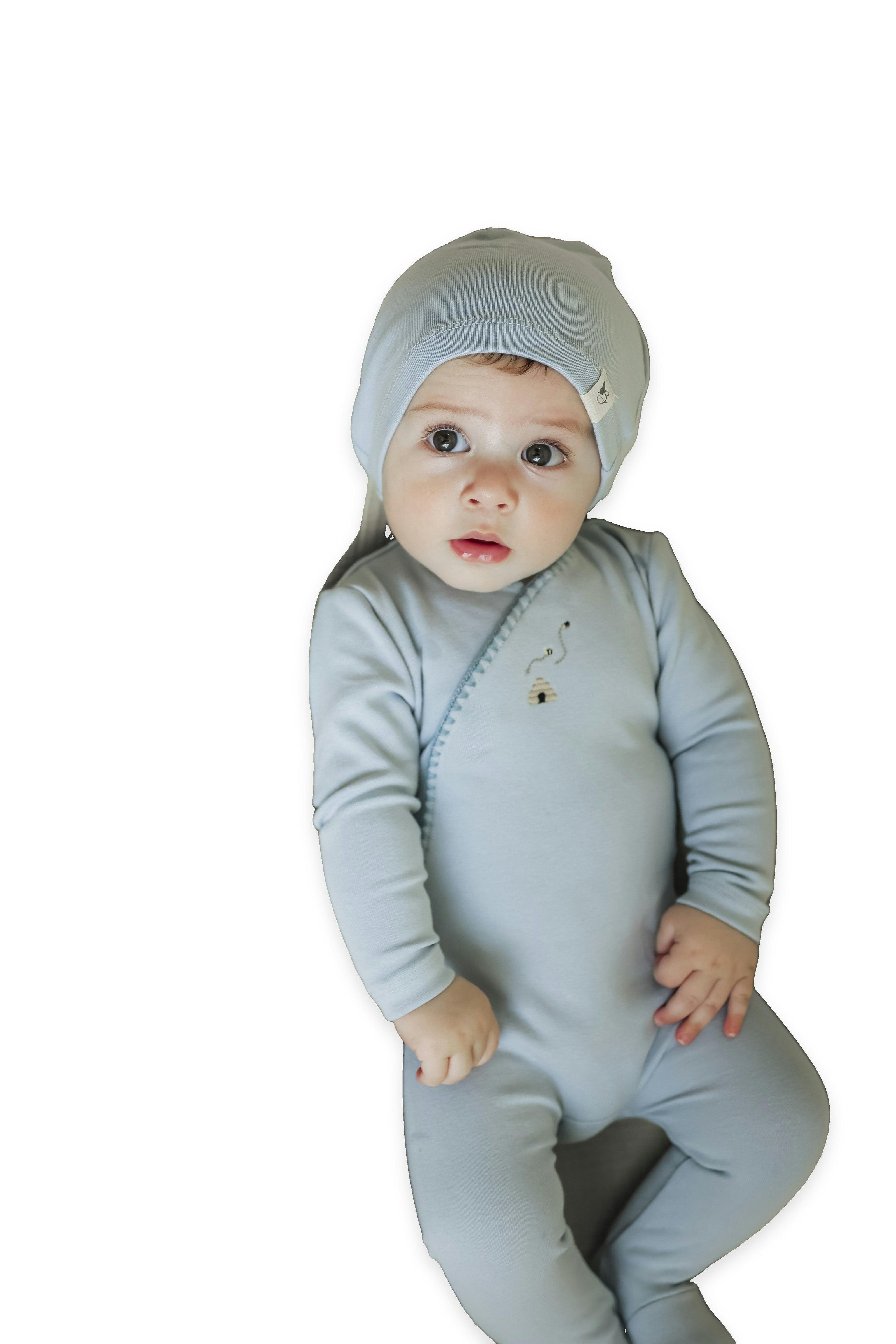 Honeybee, Flower & Rolling Horse Cotton Spandex Footie