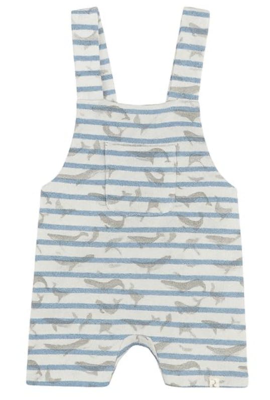 DANDY STRIPED WHALES Jersey Overalls