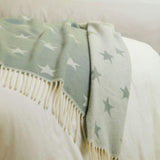 Super Soft Merino Baby Blanket - Duck Egg