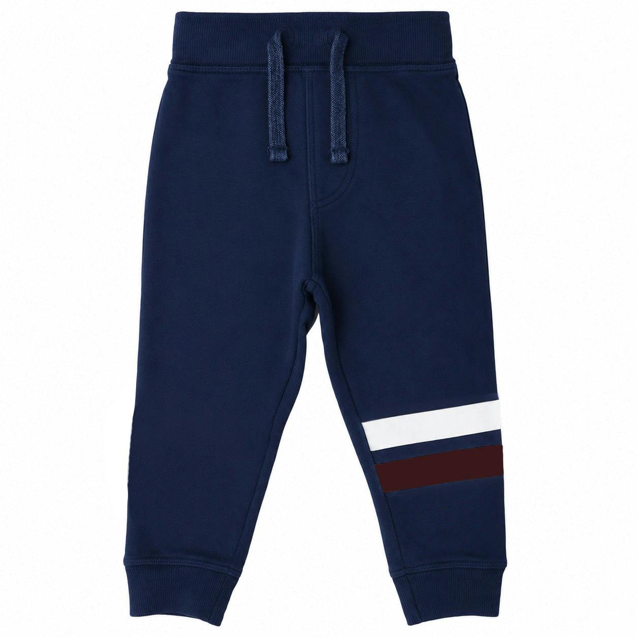 Kids Jogger with Stripes - Navy