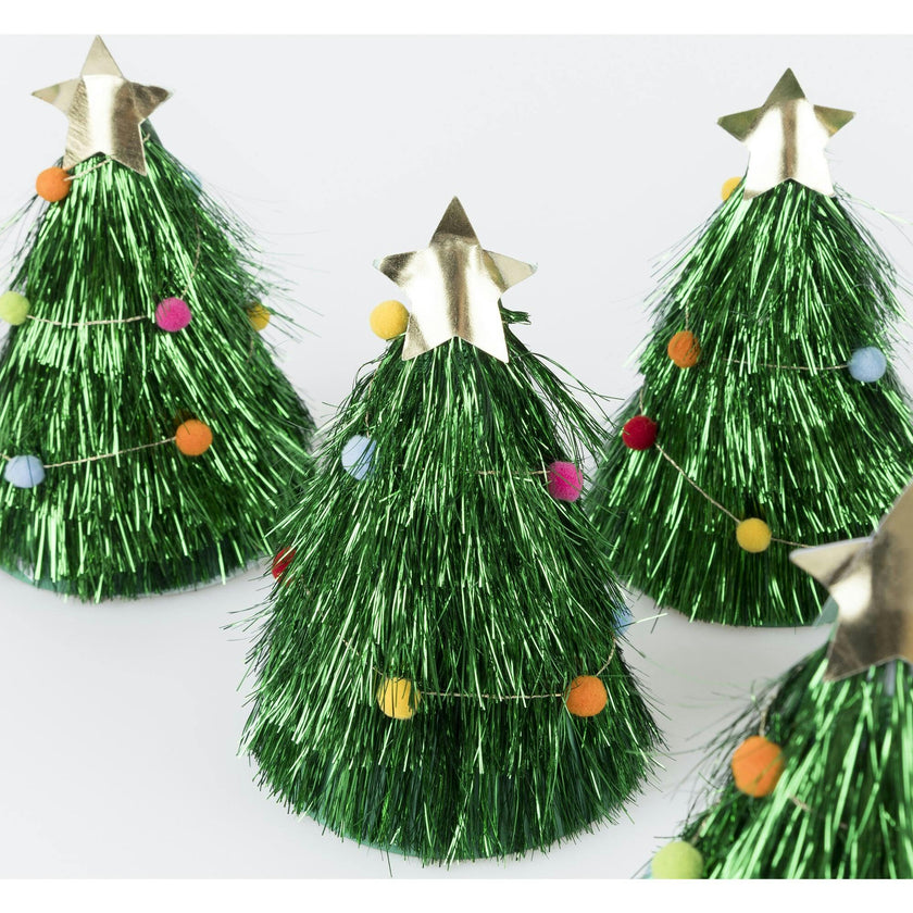 Tinsel Tree Party Hats