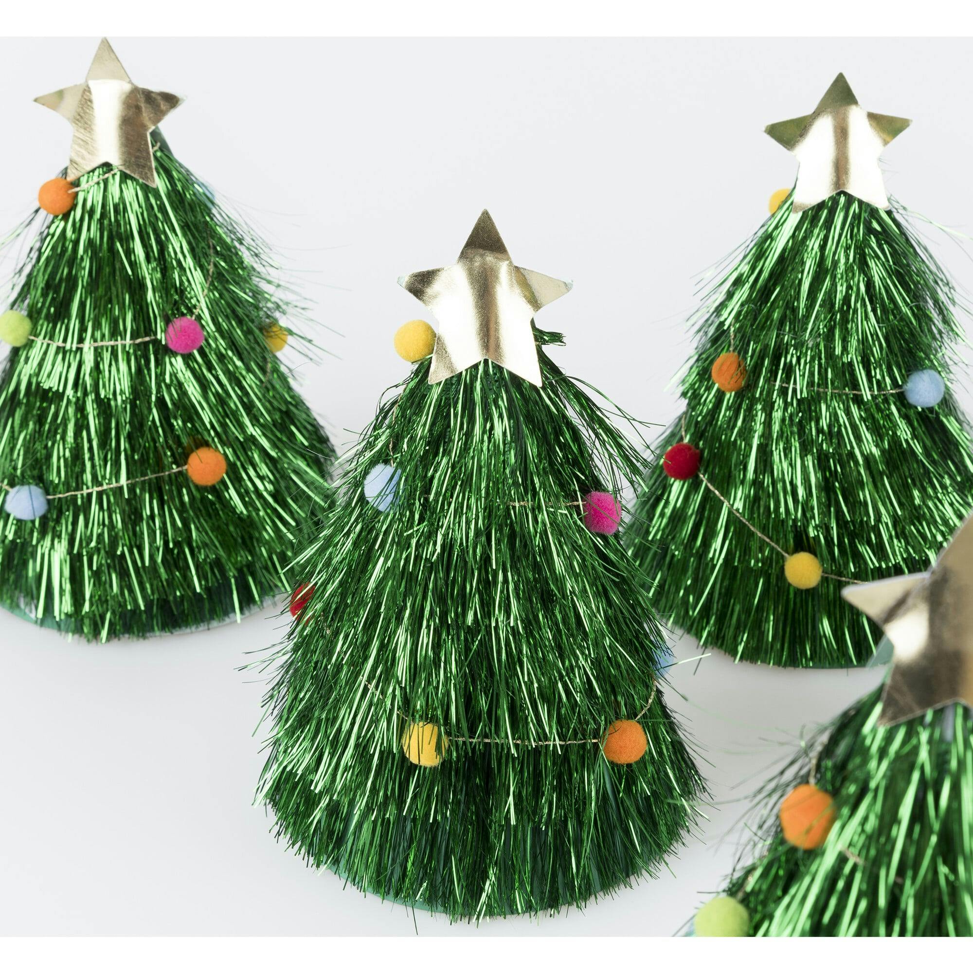Tinsel Tree Party Hats