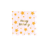 Bright Star Happy Birthday Small Napkins