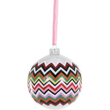 Zig Zag Bauble Ornament