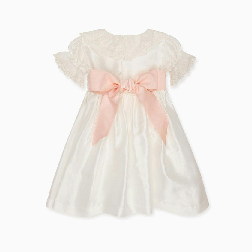 Ivory Tabitha Silk Ceremony Girl Dress