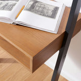 Kamy 2 Shelf Leaning Desk
