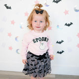 Glitter Bat Halloween Bow Baby Headband
