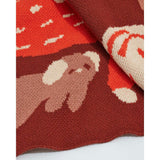 Bow Wow Knit Midi Blanket