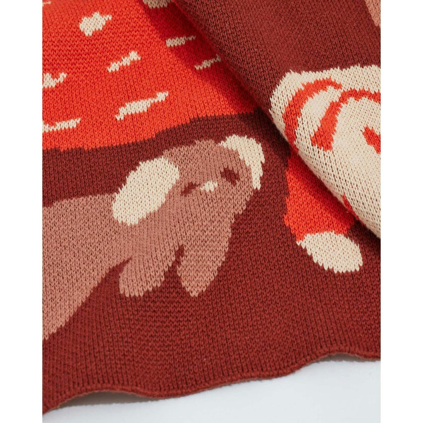 Bow Wow Knit Midi Blanket