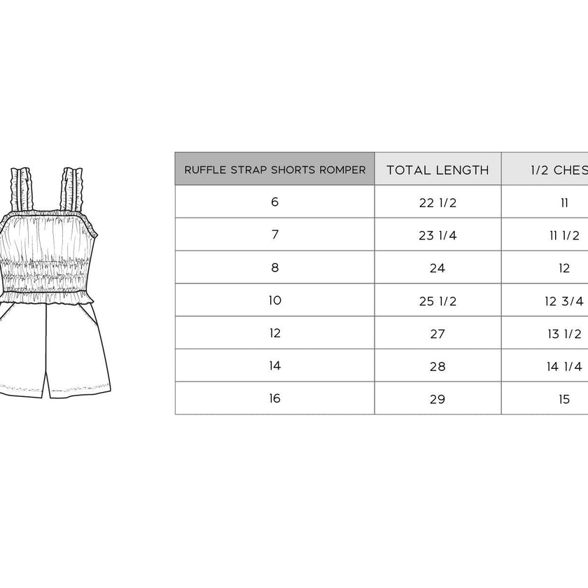 Ruffle Strap Shorts Romper