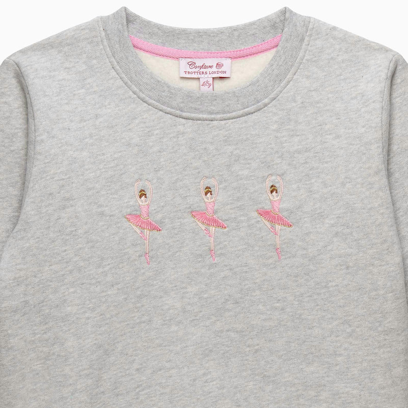 Ballerina Embroidered Sweatshirt