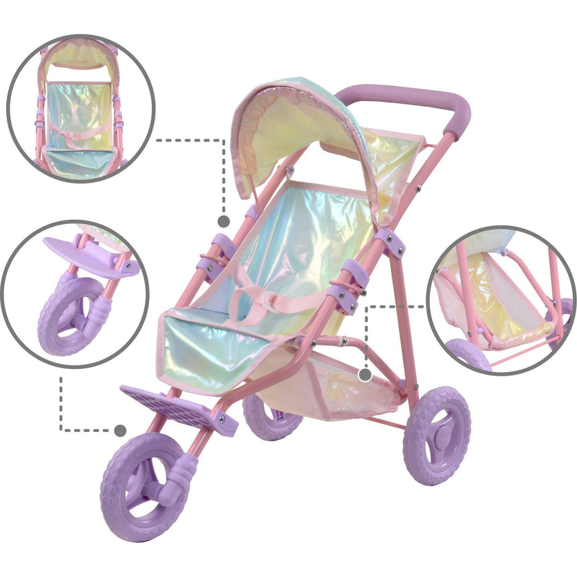 Olivia's Little World Doll Jogging-Style Stroller