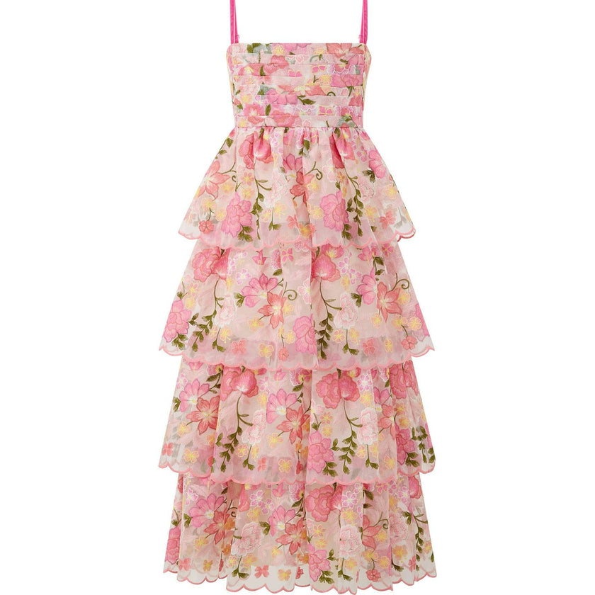 Avery Embroidered Maxi Dress
